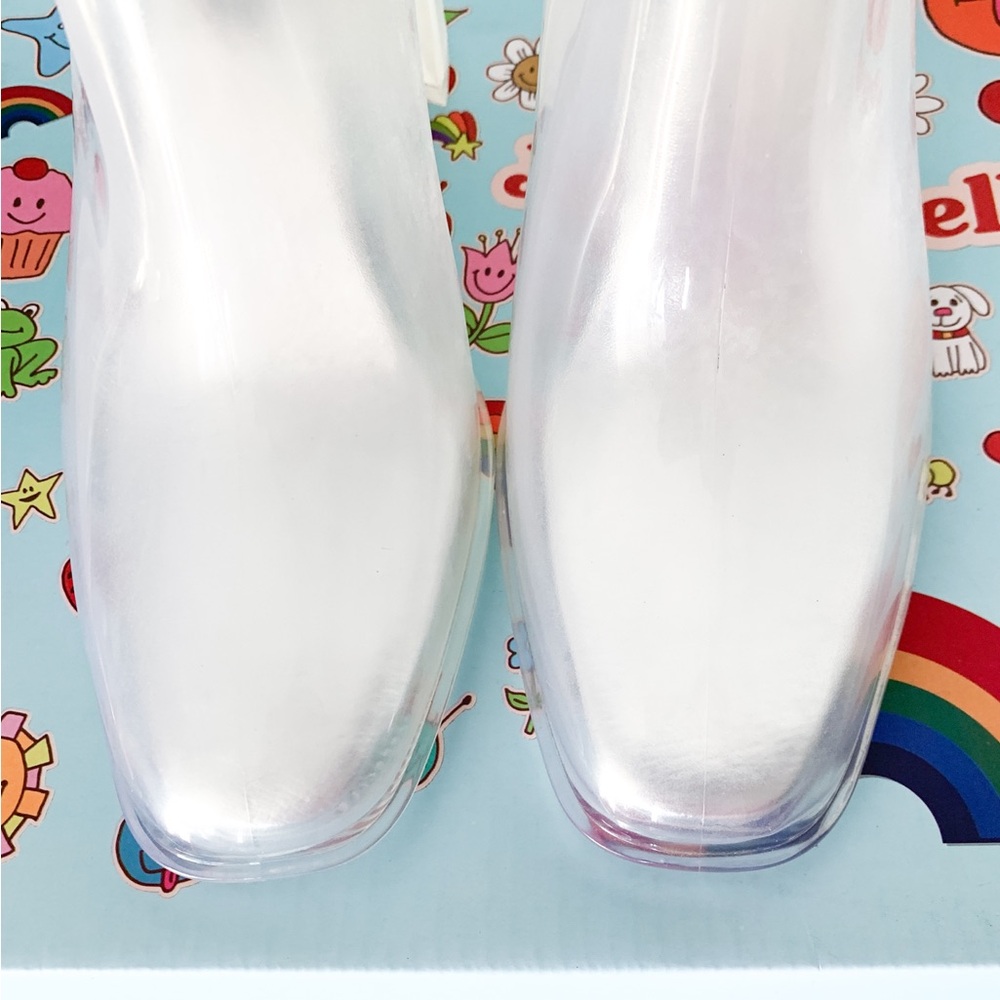 Jeffrey Campbell Hurricane Clear Vinyl Rain Boots - Picture 6 of 16